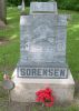 # Christian Sørensen & Anna Margrethe Rasmusdatter's gravsten, Dannebrog, Howard County, Nebraska, USA