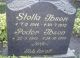 # Gravsten Peder Ibsen og Stella Ibsen